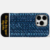 日光に青蛇の皮が光る Case-Mate iPhoneケース (裏面 (横))