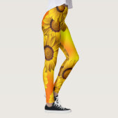 日光に黄色い花 レギンス (右)