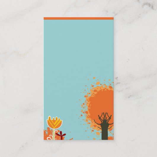 日光のクールで、かわいいbusinesscardのテンプレート 名刺 (正面)