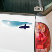 日光のサーフィン バンパーステッカー (トラック上)