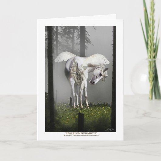 "日光のペガソス"の挨拶状 カード (正面)