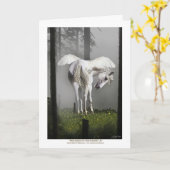 "日光のペガソス"の挨拶状 カード (黄色い花)