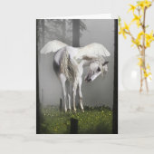 "日光のペガソス"の挨拶状 カード (黄色い花)