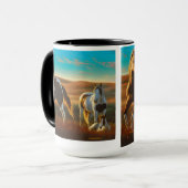 日光のマグの馬 マグカップ (正面左)