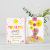 日光のレモネードの誕生日のサンキューカード サンキューカード (スタンド正面)