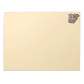 日光の下の木 ノートパッド (正面)