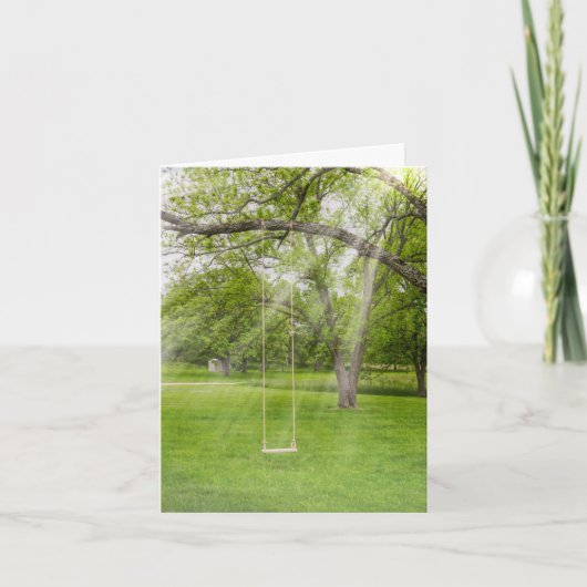 日光の中で揺れる カード (正面)