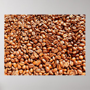 日光の中で焙煎された香りのよいコーヒー豆,コーヒー ポスター