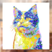 日光の中の猫 ウィンドウサイン (シート2)