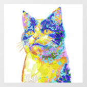 日光の中の猫 ウィンドウサイン (シート)
