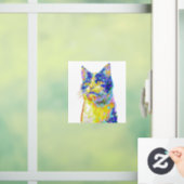 日光の中の猫 ウィンドウサイン (ホーム)