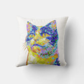 日光の中の猫 クッション (裏面)