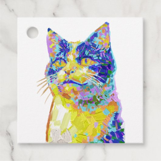 日光の中の猫 フェイバータグ (正面)