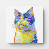 日光の中の猫 フォトプラーク (正面)