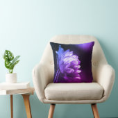 日光の中の花の黒と白の色合い クッション (椅子)