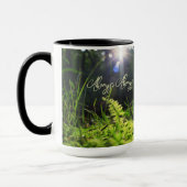 日光の中の苔 マグカップ (左)