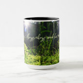 日光の中の苔 マグカップ (中央)