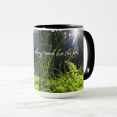 日光の中の苔 マグカップ (正面右)