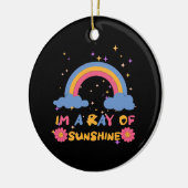 日光の光線 セラミックオーナメント (左)