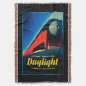 日光の列車昇進ポスター スローブランケット (正面縦)