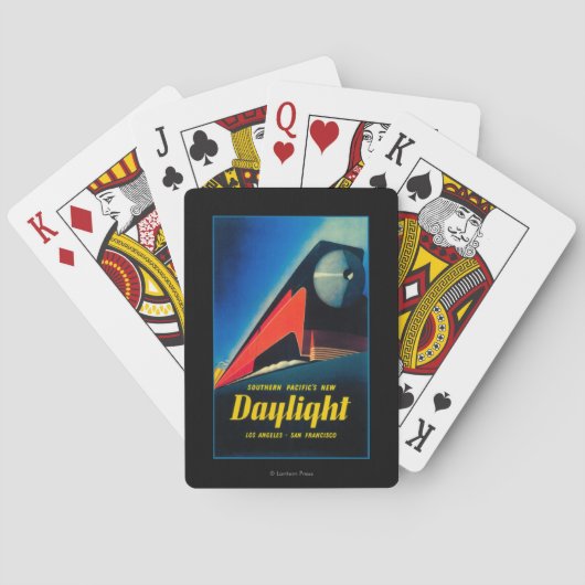 日光の列車昇進ポスター トランプ (裏面)