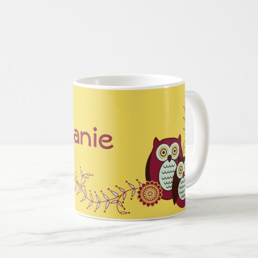 日光の名前のマグを楽しむこと コーヒーマグカップ (正面右)