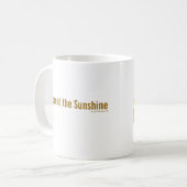 日光の太陽エネルギーのマグを広げて下さい コーヒーマグカップ (正面左)