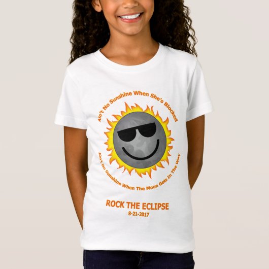 日光の女の子食のワイシャツはありません Tシャツ (正面)