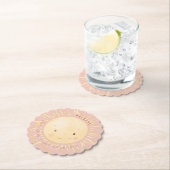 日光の少しパーソナライズされたの赤ちゃん ペーパーコースター (インサイチュ)