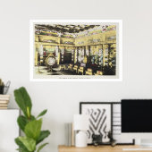 日光の弥光寺のインテリア18 ポスター (ホームオフィス)