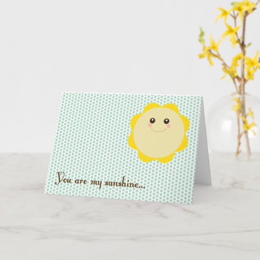 日光の挨拶状 カード (黄色い花)