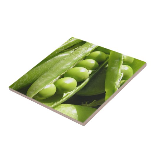 日光の新しい開いたグリーンピースのポッド タイル (側面)