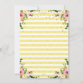 日光の最初誕生日の招待状、日曜日の誕生日 招待状 (裏面)