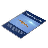 日光の祈りの言葉ジャーナルのカモメの飛行 ノートブック (左側)