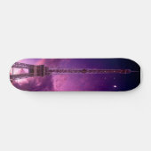 日光の空のエッフェル塔 スケートボード (横)