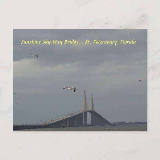 日光の空の方法橋セント・ピーターズバーグ、フロリダ ポストカード (正面)