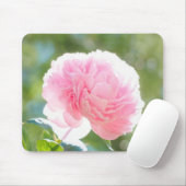 日光の美しいピンクのシャクヤクの花 マウスパッド (マウス)