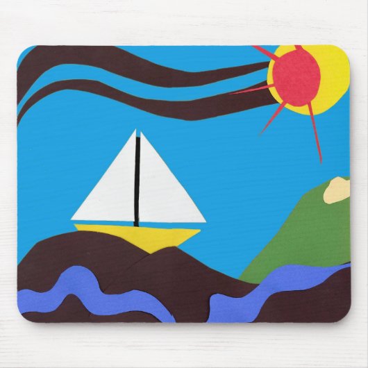 日光の船員のマウス マウスパッド (正面)