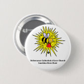 日光の蜂: 子供の聖歌隊 缶バッジ (正面&裏面)