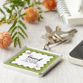 日光の蝶友情の恵みは名前を加えます キーホルダー (側面)