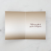 日光の誕生日のリス カード (内部)