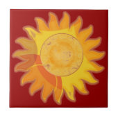 日光の赤のタイル タイル (正面)