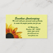 日光の造園 名刺 (裏面)