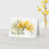 日光の黄色いガ蘭 カード (黄色い花)
