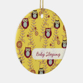 日光の"ベビーの"睡眠のドア・ハンガーを楽しむこと セラミックオーナメント (右)