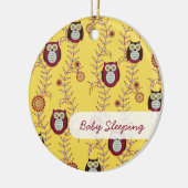 日光の"ベビーの"睡眠のドア・ハンガーを楽しむこと セラミックオーナメント (左)