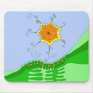 日光のOverhillのマウスパッド マウスパッド