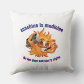 日光は薬だ クッション (裏面)