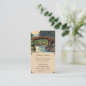 日光ひろし吉田のhangaの芸術の神聖な橋 名刺 (スタンド正面)