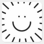 日光を入れて スクエアシール (正面)